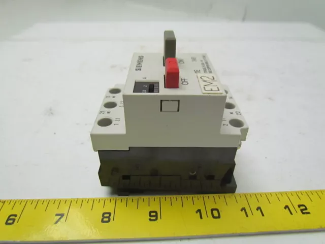 Siemens 3VE1015-8HU00 Motor protector starter 2-3.2Amp 3 pole 660V 3