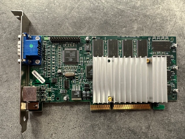 3Dfx Voodoo 3 3000 Graphics Card AGP 16MB TV-Out 3Dfx Voodoo 3 3000 Graphics Card AGP 16MB TV-Out