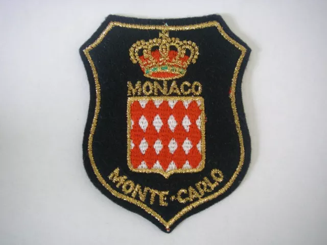 éCUSSON PATCH BRODé MONACO MONTE CARLO