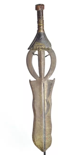 Congo  Belle épée cérémoniale ancienne Ngombe  ? Sword African Tribal Art