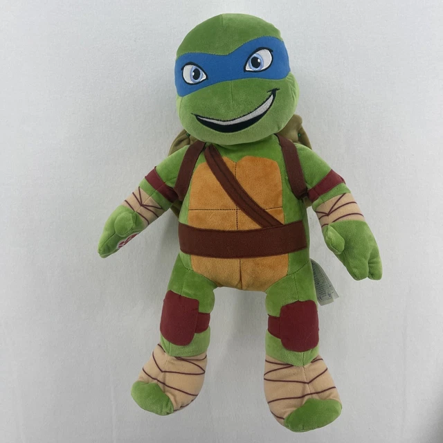 BUILD A BEAR Teenage Mutant Ninja Turtle TMNT Leonardo 17" Soft Plush
