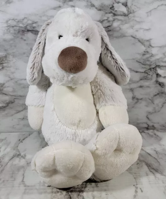Babies R Us Puppy Dog Plush Doll / Baby / Stuffed Nursery Toy Floppy / White