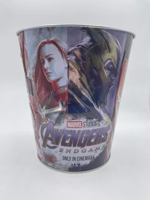 AMC Marvel Avengers Endgame Popcorn Tin Bucket Thanos Hulk Thor Iron Man