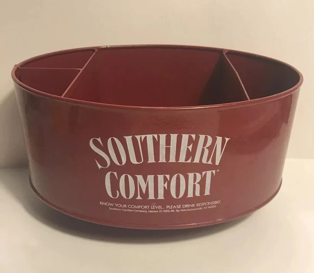 Vintage Southern Comfort Whiskey Bar Caddy Metal Napkin Holder
