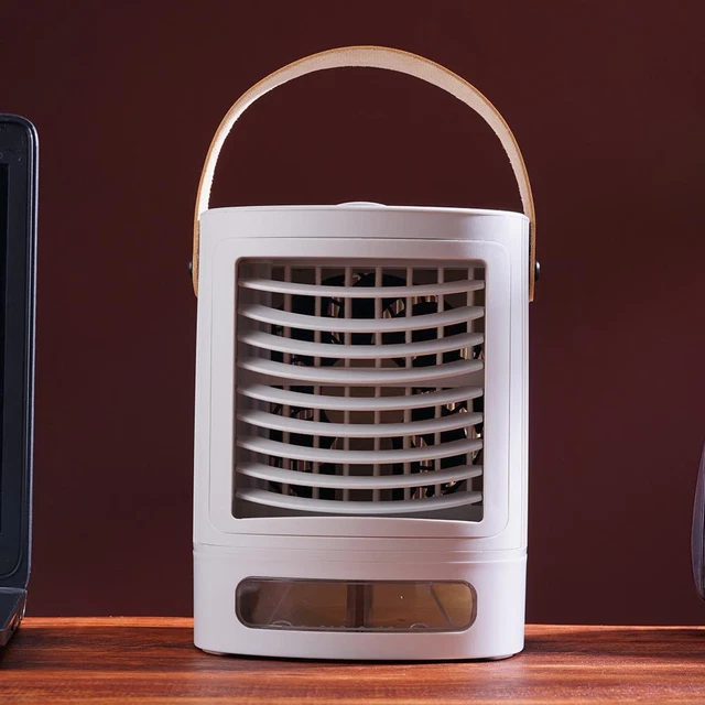 Air Cooler Fan Portable Mini Air Conditioner Cooling Humidifier Bedroom , P8R7