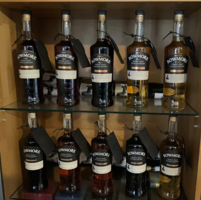 Bowmore Hand-filled Sammlung Komplett! 44 Flaschen Single Cask RAR NUR ABHOLUNG!