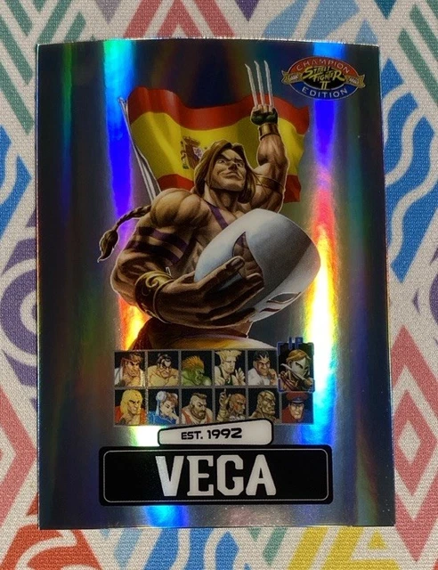 STREET FIGHTER PSAマガジンBlue VEGA 10/100 PSA MAGAZINE STREET Fighter 2 VEGA + SEALED Promo Pack Card