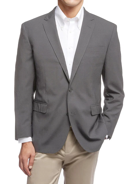 Costume 2 Pièces Homme En Laine - Taille 50 - Gris - Veste Longue - Italie - Neuf Avec étiquettes