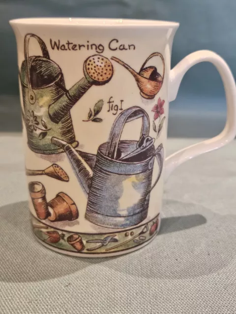 Roy Kirkham 1998 Yesteryear Watering Cans Gardening Fine Bone China Mug GC