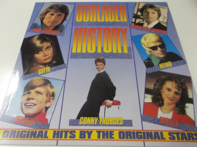 65354 - Schlager History - 1989 Br Music Vinyl Lp (Gitte, Heino, Udo, Heintje)