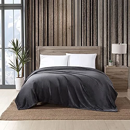 Eddie Bauer- King Blanket, Ultra Soft & Cozy Plush Home Décor, All Season Bed...