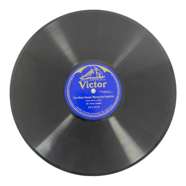 Harry Lauder - Roamin' In The Gloamin' 12", 78 RPM 1921 Victor – 55129