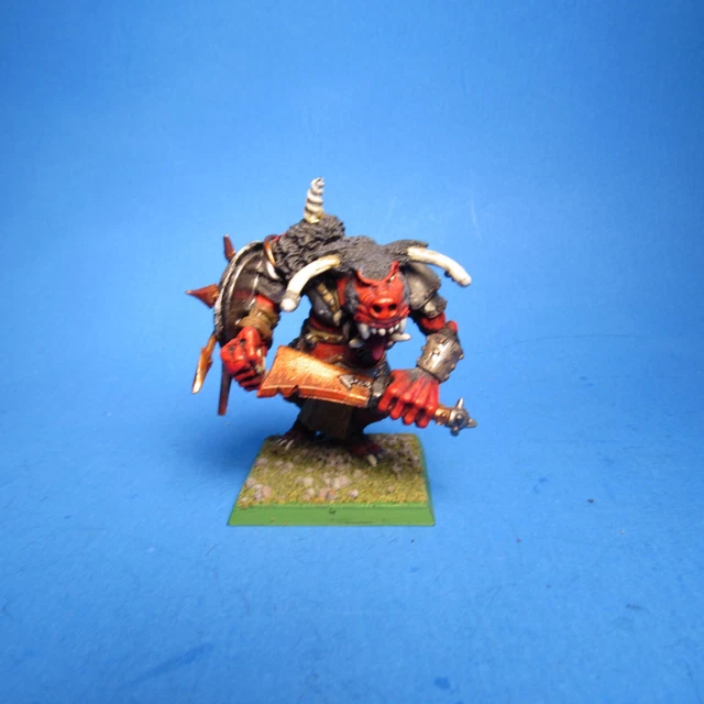 Warhammer - Minotaur Lord Doombull - Métal 1992 - OOP - Hommes-bêtes - Peint