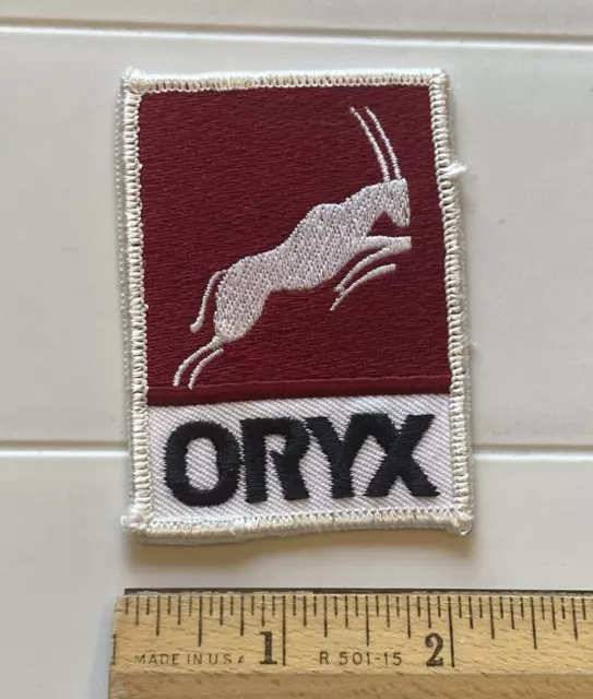 Oryx Petroleum Oil Energy Company Embroidered Patch Badge