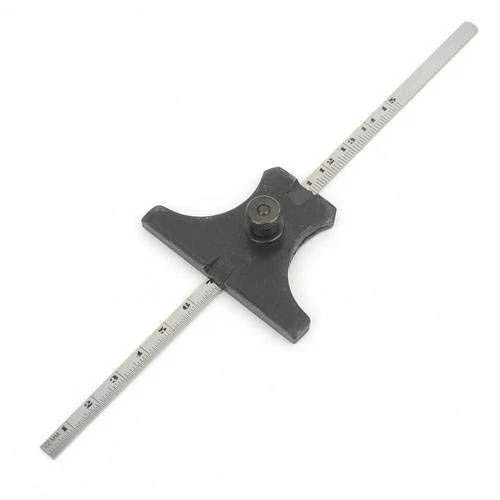 6'' depth gauge measuring instrument vernier calipers handmade silver nad black