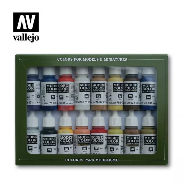 Modèle Couleur Peinture Acrylique Set - Américain Colonial (x16) Vallejo 70147