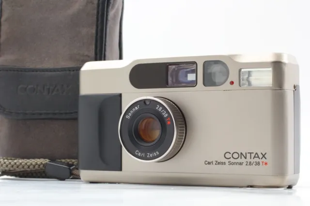 [Near MINT++] Contax T2 Titan Silver 35mm Point & Shoot Film Camera from Japan