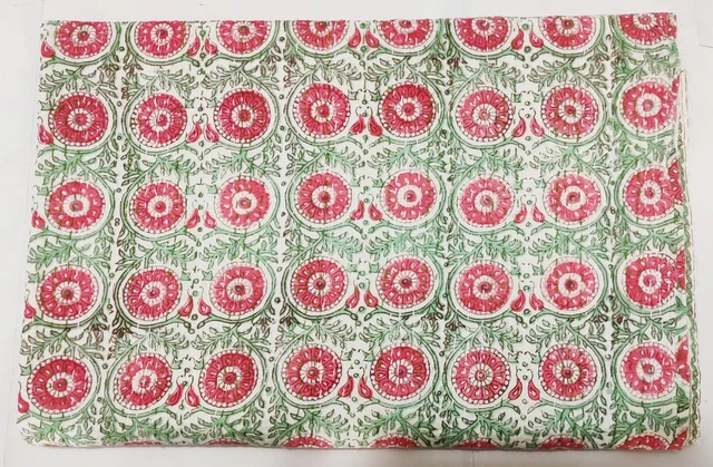Décor Maison Indien Handmade Coton Imprimé Couvre Confort Couverture Lit Housse