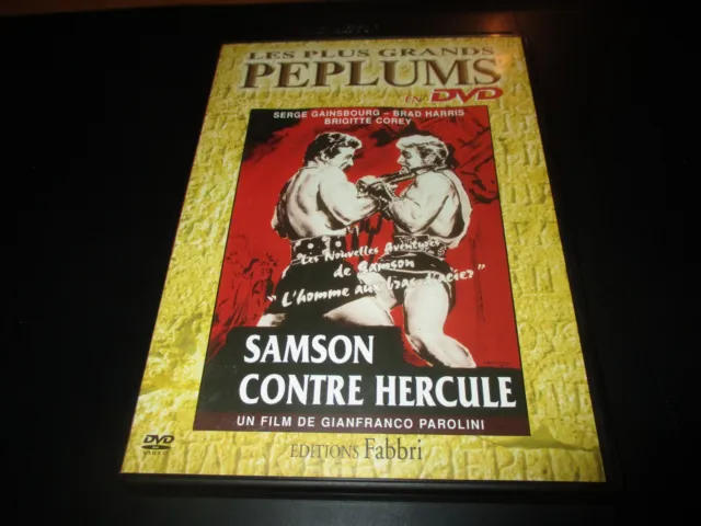 DVD "SAMSON CONTRE HERCULE" Serge GAINSBOURG, Brad HARRIS - peplum