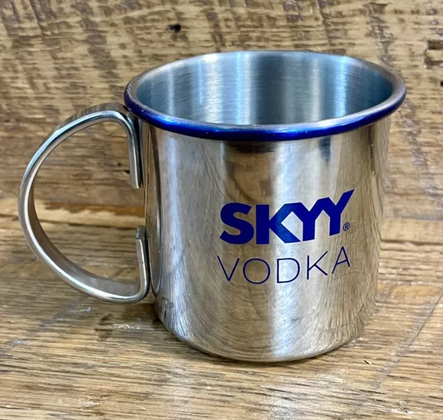 Skyy Vodka Mug Stainless Moscow Mule 12 oz