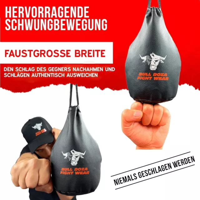 ✅ Ausweichen Reaktion Boxbirne Maya Hide Leder Set, Speedball Hängend Mit Seil ✅ 2