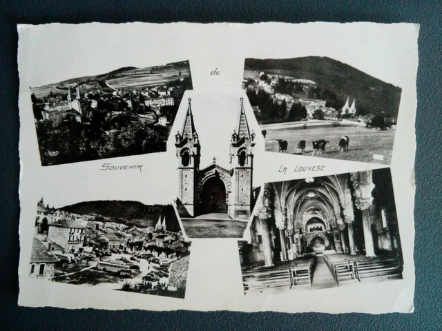 Cpsm Cpm Carte Postale Ardèche Souvenir De La Louvesc Différentes Vues