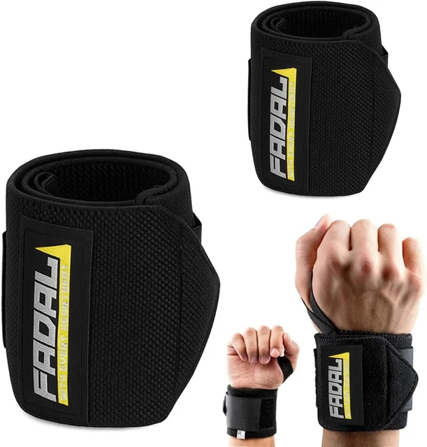 Sangle De Poignet RDX Pour Musculation - Wrist Wrap NERO DOTTED - Taille Unique (WAH-W2B)