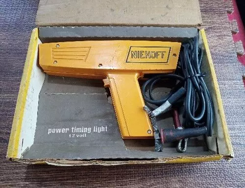 Niehoff Model T-65 Timing Light Tool Used Vintage Automotive Tool Used Vtg Light