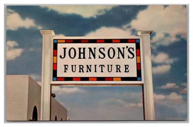 AD Postcard NJ Wall Township New Jersey Yates Sign Company Plexiglas Signs K28