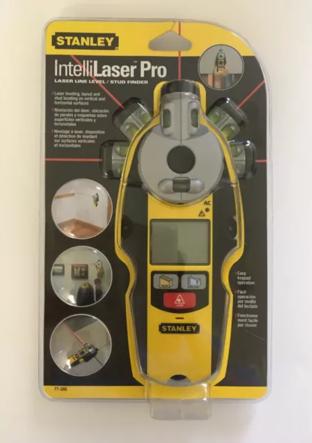 Nos Stanley Intellilaser Pro 77-260 Laser Line Level & Stud Finder