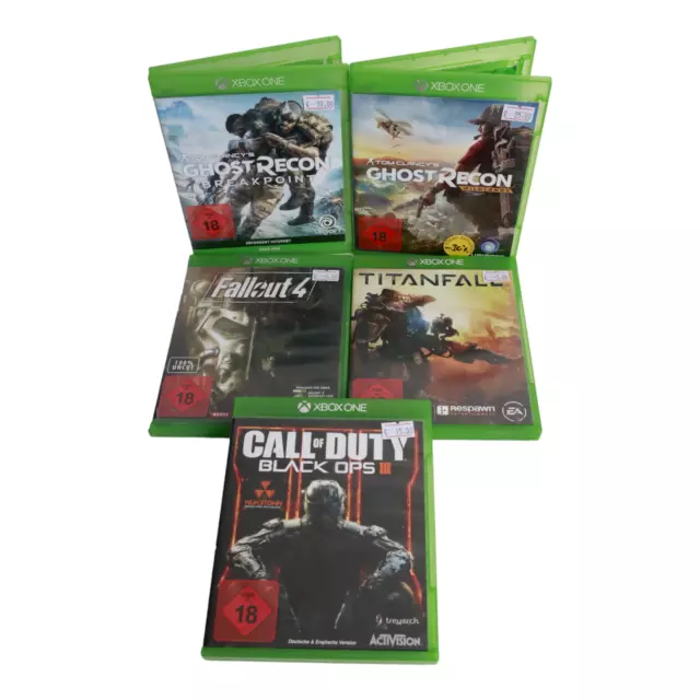 Xbox One Spiele-Set FSK 18 Call of Duty, Ghost Recon & Mehr Actionreiches Bundle