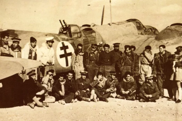 WW2 - Aviation - Les hommes des FAFL du Groupe Lorraine en Lybie en 1941