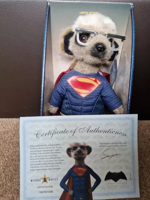 Compare The Meerkat Sergai As Superman