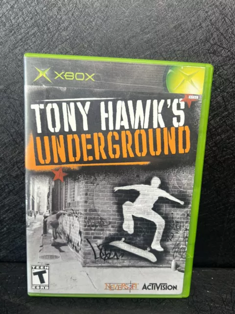 Tony Hawk's Underground Microsoft Xbox 2003 No Manual FREE SHIPPING
