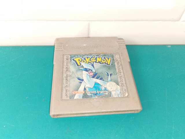 Pokémon Version Argent – Game Boy / Color (FR, PAL, Bon état)