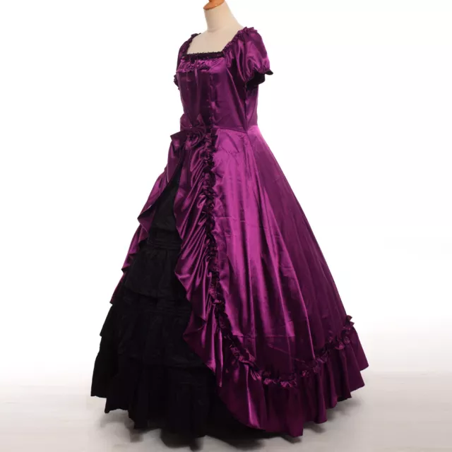 WOMEN CIVIL WAR Southern Belle Prom Dress Victorian Period Ballgown £95.17  - PicClick UK