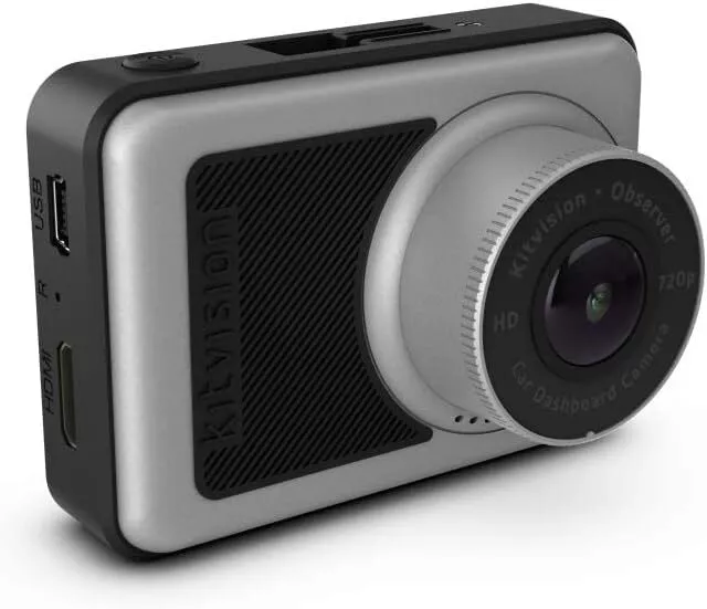 Kitvision HD Armaturenbrett Auto Kamera 720p Observer Dashcam, schwarz/silber 2