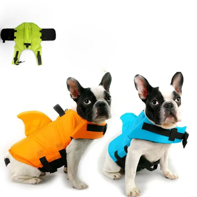 Dog Life Vest Pets Swimming Suit Dogs Swimwear Dog Clothes Shark Pet Life Jacket
