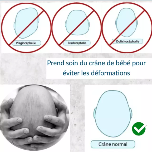 coussin anti-tête plate pour bébé - Vendeur Et Stock En France - Envoi Rapide 3