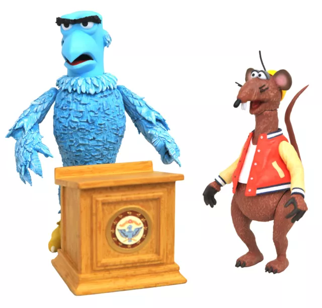 Diamond Select The Muppets Sam the Eagle & Rizzo the Rat Figure Set