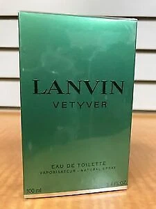 Lanvin Vetyver Men's Cologne by Lanvin 3.4oz/100ml Eau De Toilette Spray