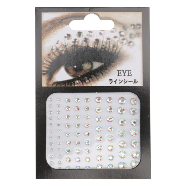 Pegatinas de acrílico maquillaje joyas faciales para festivales