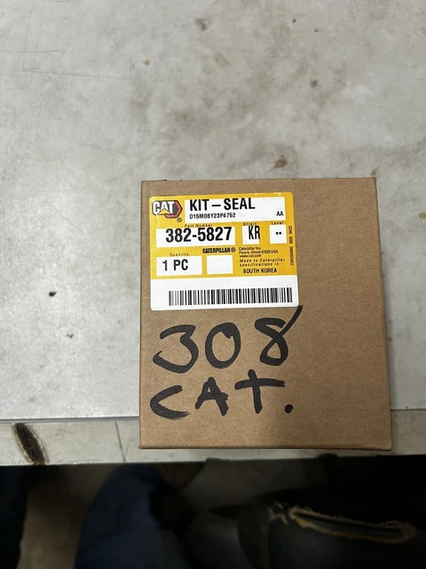 308  Bucket  Seal Kit Caterpillar GENUINE CAT 3825827 382-5827 KIT-SEAL