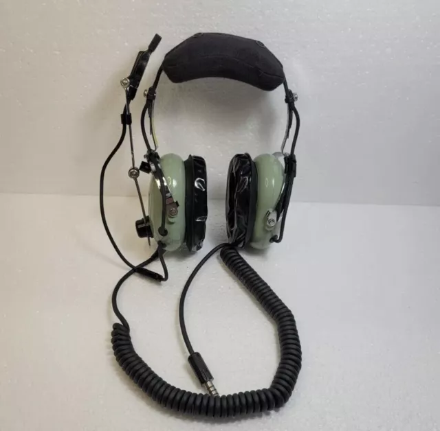 David Clark H10-76 Aviation /Helicopter U-174 Pilot Headset, Great/Working Shape