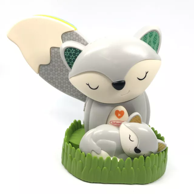 Infantino Soothing Sounds Light and Projector Baby Table Lamp - Fox & Baby Fox