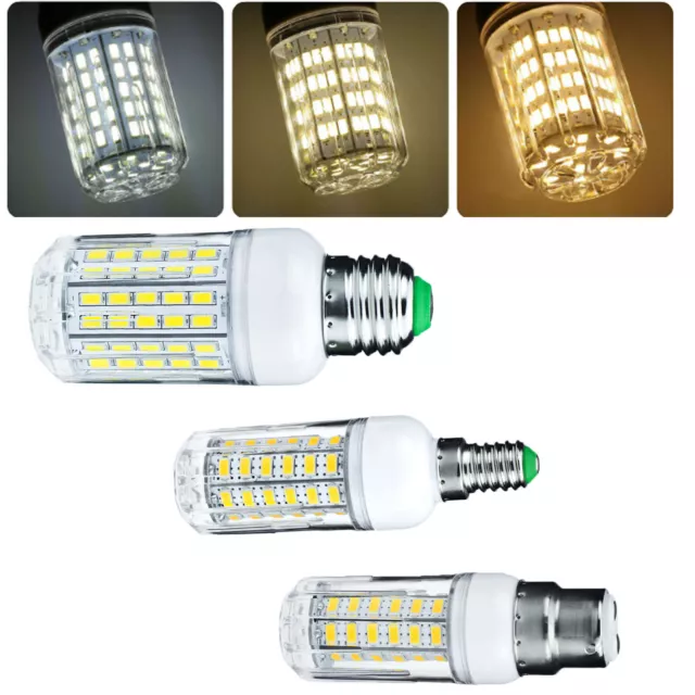 LED Corn Light Bulbs E27 E26 E12 E14 G9 GU10 B22 5730 SMD 24 - 72 LEDS Lamp SS