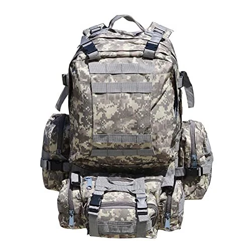 60L Outdoor Military Molle Tactical Backpack Rucksack Camping Bag Travel Hiki...