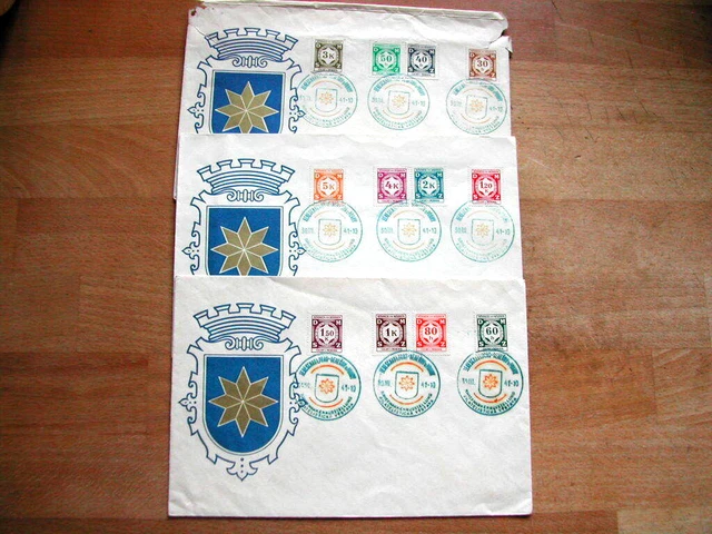Böhmen und Mähren Dienstmarken Mi.Nr. 1-12 mit Ausstellungsstempel  1941