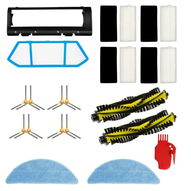 Filtri Spazzole laterali Spazzola a rullo for IRobot for Roomba S9(9150),S9+(9550) for Robot aspirapolvere Accessori Kit parti di ricambio Lodevole (Size : 14pcs