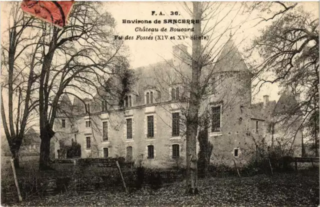 CPA AK Env. de SANCERRE Boucard Chateau Vu des Fosses (613331)